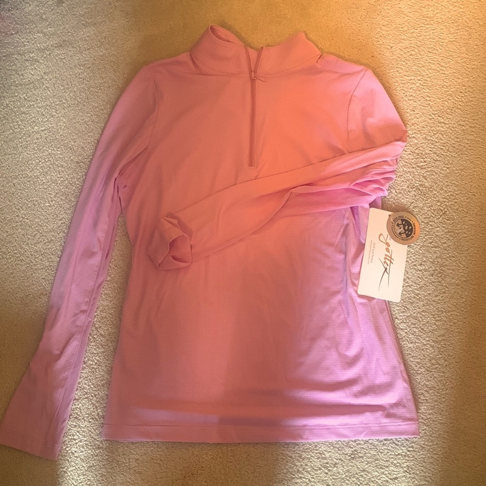 Women’s Gottex Golf/Tennis light purple quarter zip